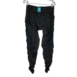 Agogie Wearable Resistance +20 Workout Yoga Pants Ruched Leggings Black PMedium